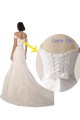 Off the Shoulder Mermaid Lace Beach Wedding Dress with Beaded Belt
