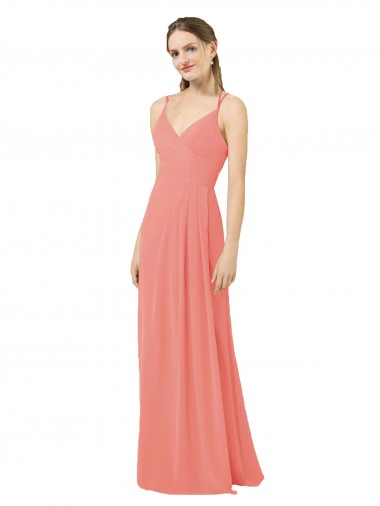 Flirty Chiffon Bridesmaid Dress with Modern Back Detail Glasgow