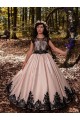 Ivory Ball Gown Sweetheart Neck Sleeveless Flower Girl Dress