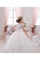 Ivory Ball Gown Sweetheart Sleeveless Long Flower Girl Dress