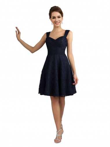 Lace Bridesmaid Dress / Cocktail Dress with Sweetheart Neckline and Button Back Detail Glasgow