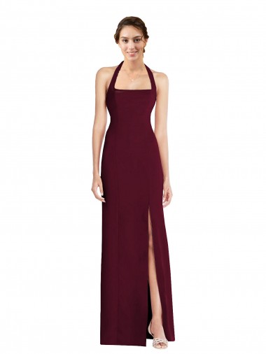 Tie Halter Open Back Trumpet Bridesmaid Dress / Prom Dress Glasgow