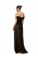 Off The Shoulder Sequined Lace Tulle Bridesmaid Dress