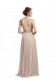 Sweetheart Tulle Bridesmaid Dress with High Neck Illusion Bodice