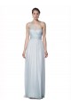 One Shoulder Illusion Tulle Bridesmaid Dress with Knot Detail