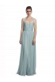 Halter Ruched Sweetheart Neckline Tulle Bridesmaid Dress