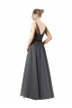 Sweetheart Long Tulle Bridesmaid Dress with Sash