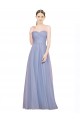 Strapless Sweetheart A-Line Tulle Bridesmaid Dress with Low Back