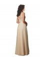 Long Tulle Bridesmaid Dress with Embroidery and Beading
