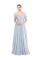 Sweetheart Neckline Off the Shoulder Tulle Bridesmaid Dress