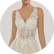 Shop V-Neck Wedding Dresses Glasgow