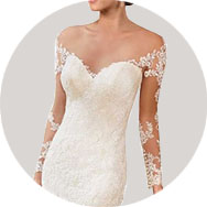 Shop Long Sleeves Wedding Dresses Glasgow